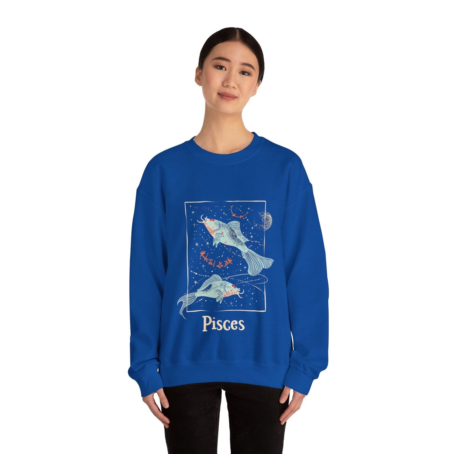 Sweatshirt Pisces Sweater: Celestial Soft-Fit for Astrology Lovers