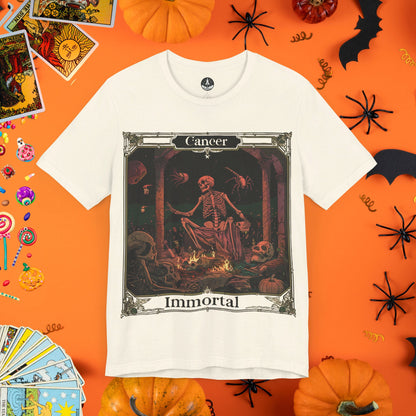 Cancer Immortal Skeleton T-Shirt  - Halloween Limited Edition