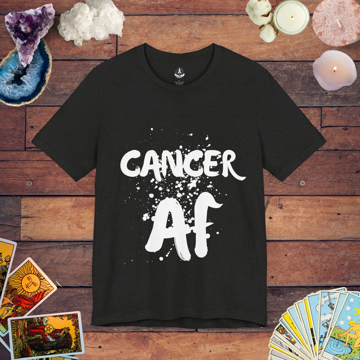 Cancer AF - Zodiac Empowerment T-Shirt