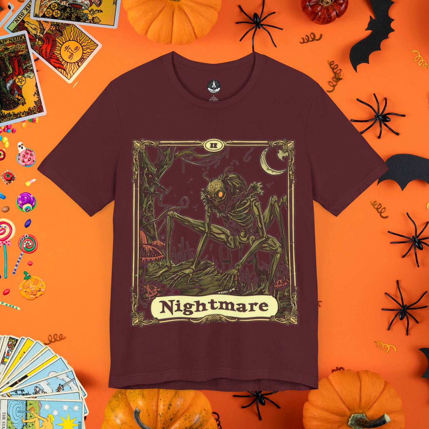 Cancer Nightmare Dream Tarot T-Shirt - Halloween Limited Edition