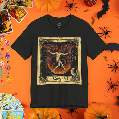 Libra Vengeful - Tarot Card T-Shirt - Halloween Limited Edition