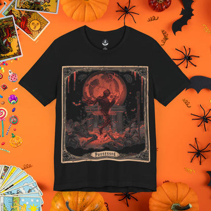 Possessed Tarot Card T-Shirt - Halloween Limited Edition