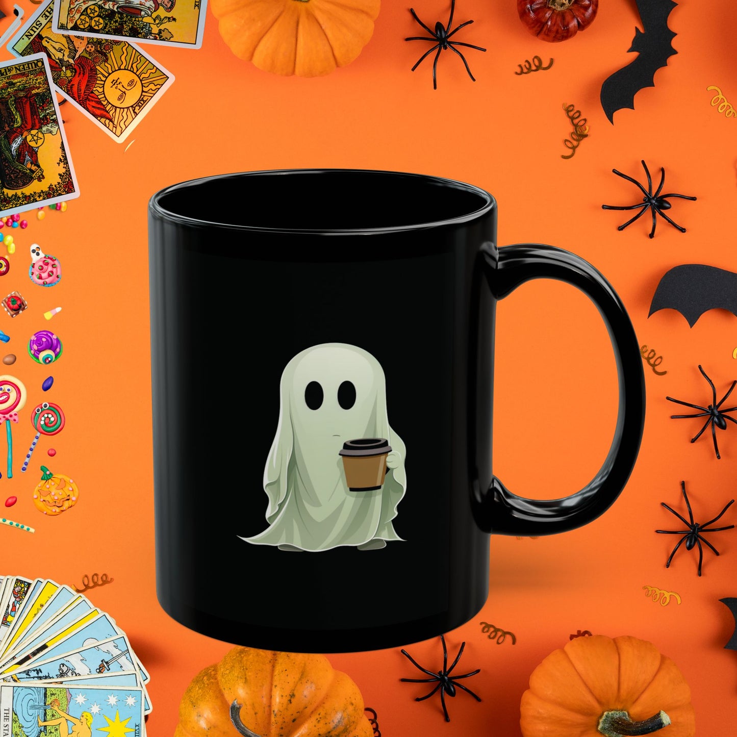 Spooky Ghost Halloween Coffee Mug – Perfect for Your Chilling Brews!