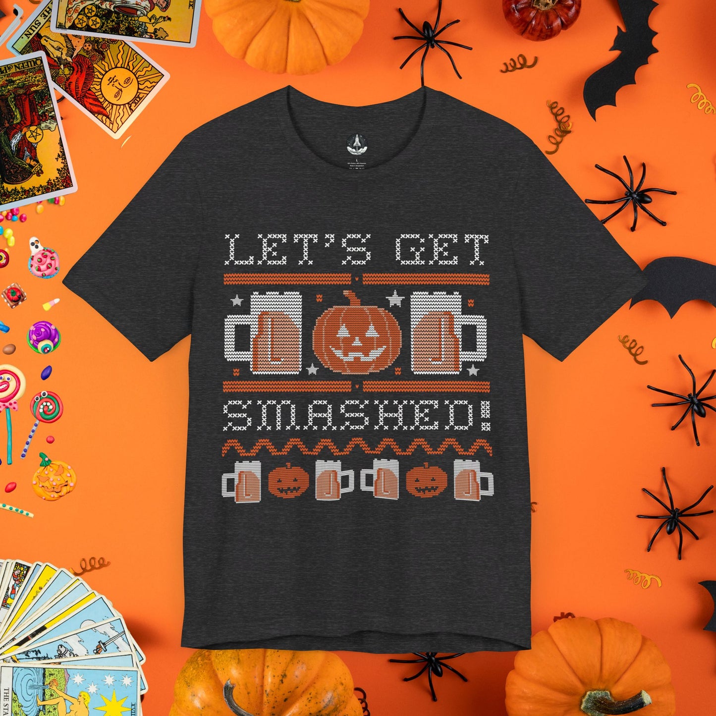 Let's Get Smashed - Halloween Ugly Sweater T-Shirt - Halloween Limited Edition