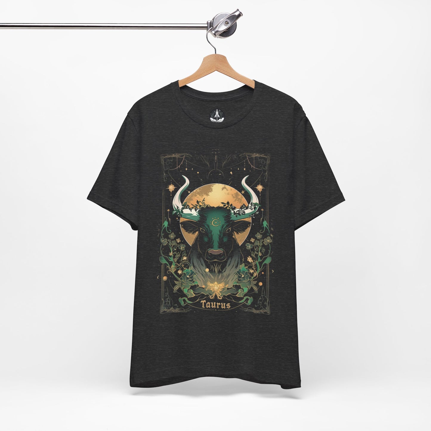 The Stalwart Bull: Taurus Tarot Card T-Shirt