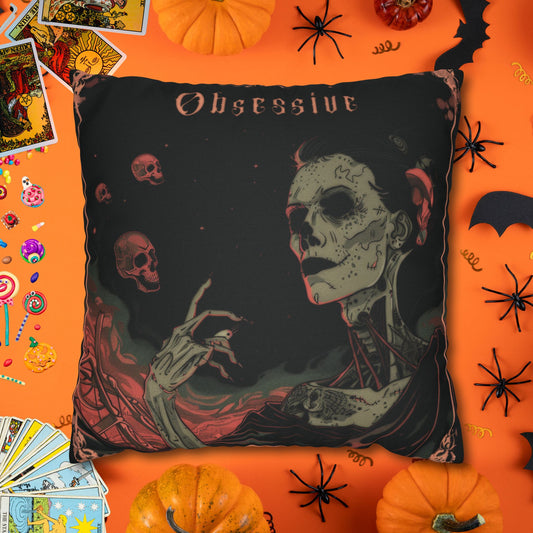 Obsessive Gothic Halloween Pillowcase