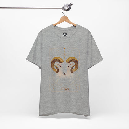 The Minimalist Ram: Aries Tarot Card T-Shirt