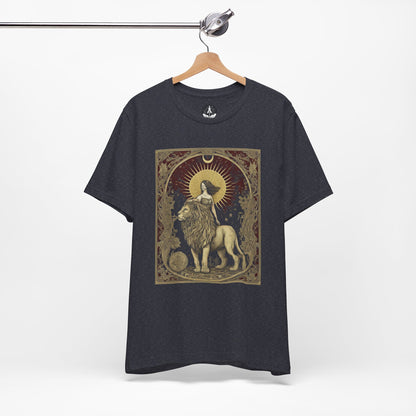 The Lion's Strength Tarot Card Leo T-Shirt