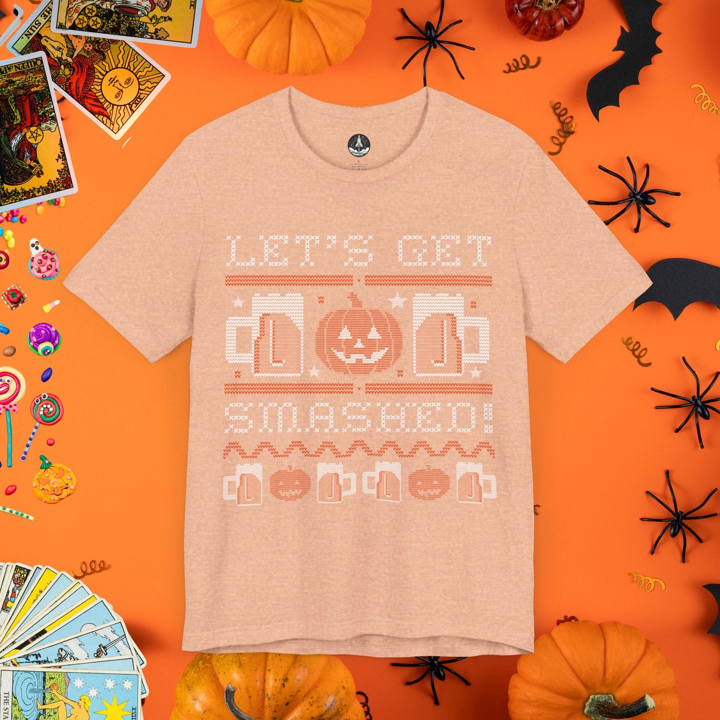 Let's Get Smashed - Halloween Ugly Sweater T-Shirt - Halloween Limited Edition