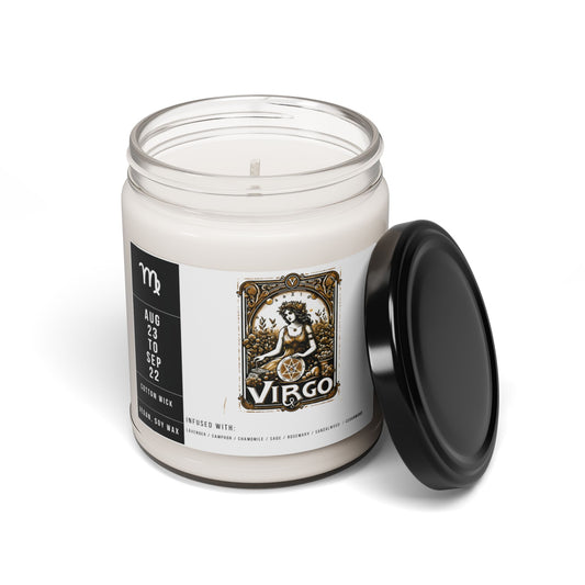 Virgo Zodiac Scented Soy Candle Collection – Whisper of the Maiden