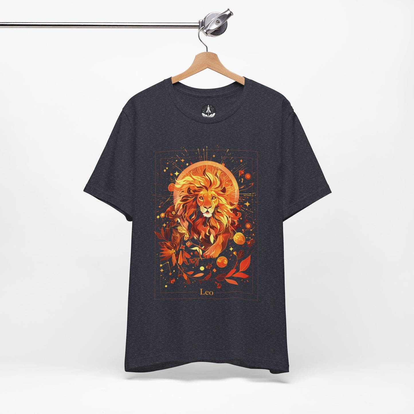 The Majestic Lion: Leo Tarot Card T-Shirt