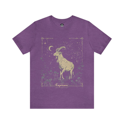 Saturn’s Resolve: Capricorn Tarot Card T-Shirt