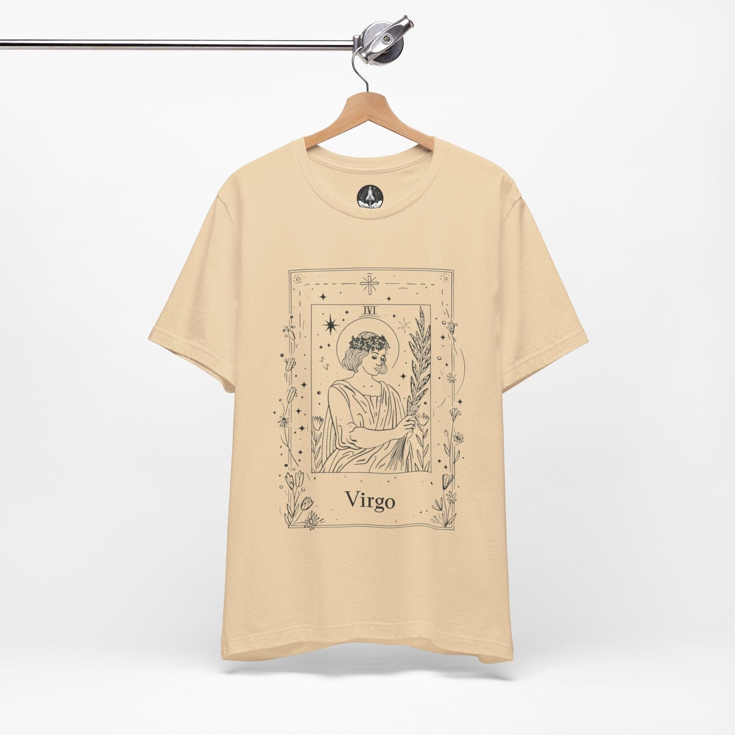 Maiden's Blossom: Virgo Tarot Card T-Shirt