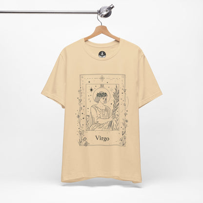 Maiden's Blossom: Virgo Tarot Card T-Shirt