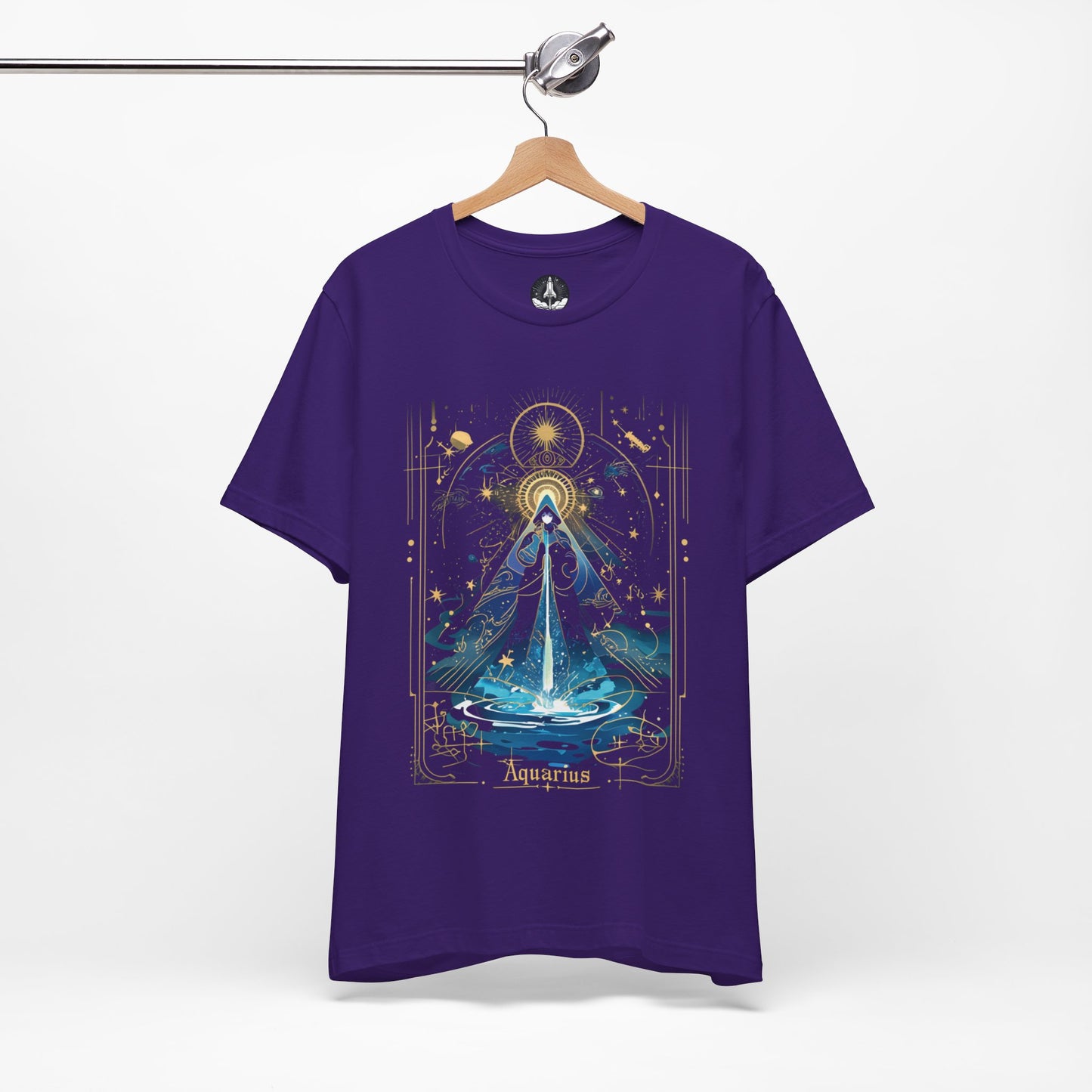 The Water Bearer: Aquarius Tarot Card T-Shirt