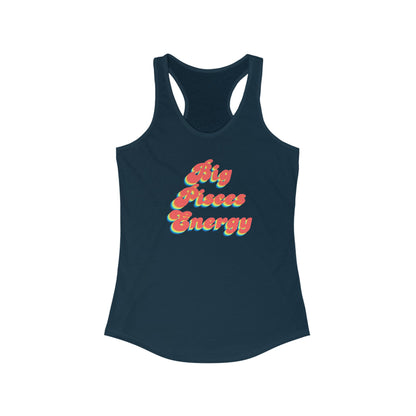 Big Pisces Energy Racerback Tank