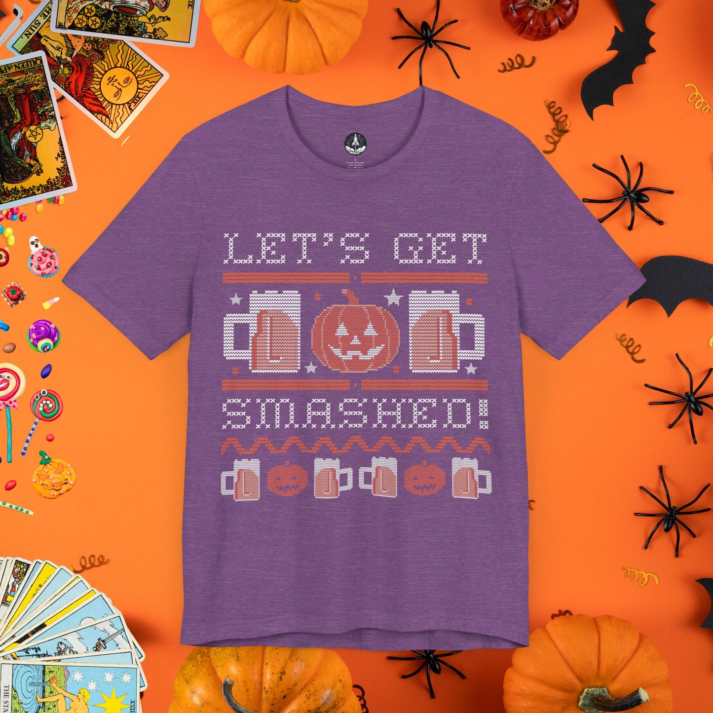 Let's Get Smashed - Halloween Ugly Sweater T-Shirt - Halloween Limited Edition