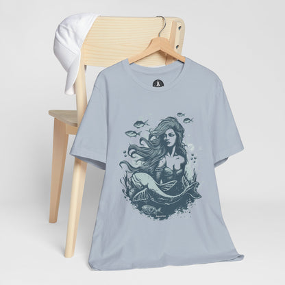 Aquarius Siren T-Shirt: Enchanting Depths for the Visionary Spirit