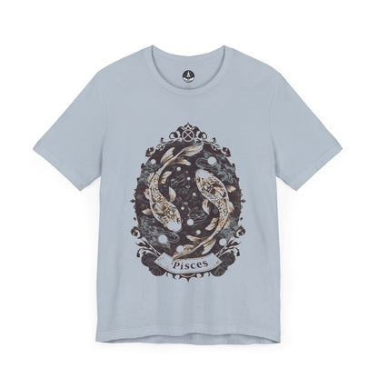 Harmony of Pisces – Vintage Papercraft Zodiac T-Shirt