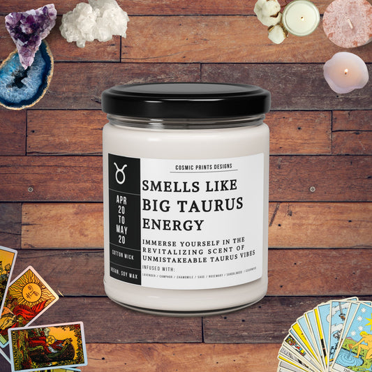 Big Taurus Energy Candle – The Zodiac Collection