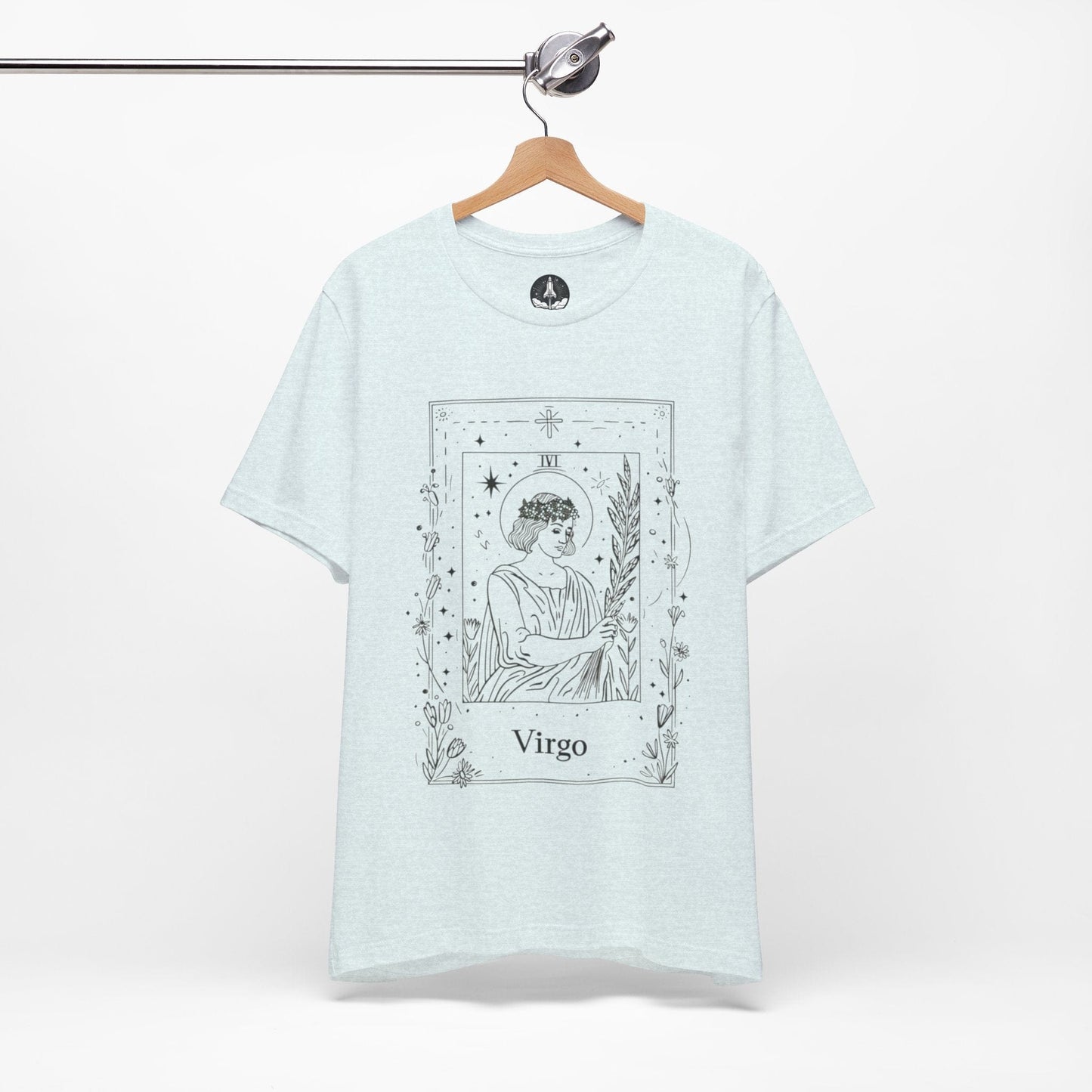 Maiden's Blossom: Virgo Tarot Card T-Shirt