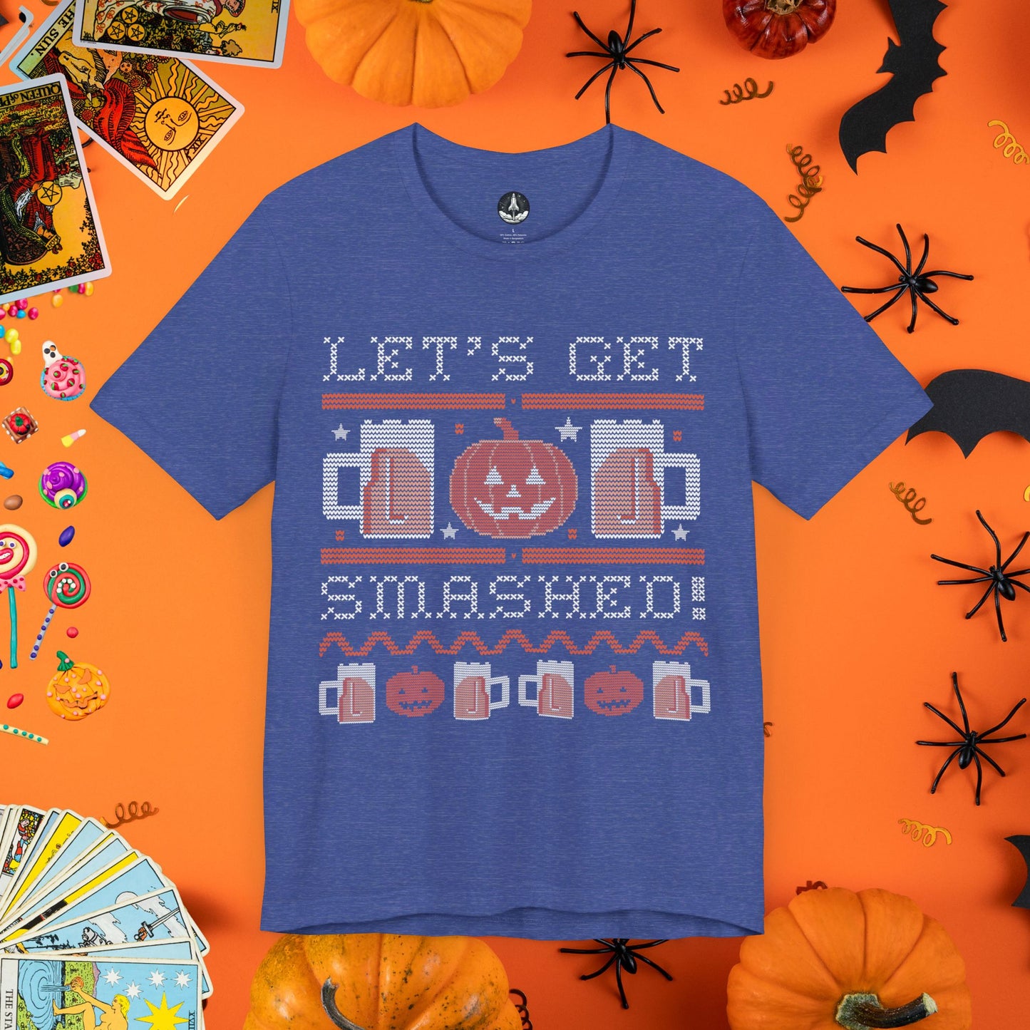 Let's Get Smashed - Halloween Ugly Sweater T-Shirt - Halloween Limited Edition