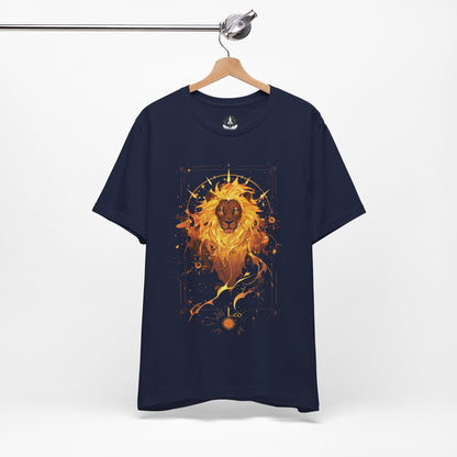 The Fiery Lion: Leo Tarot Card T-Shirt