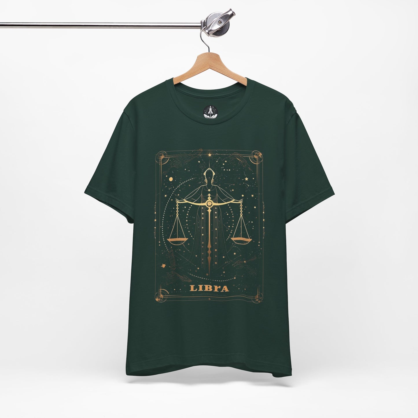 The Scales: Libra Tarot Card T-Shirt