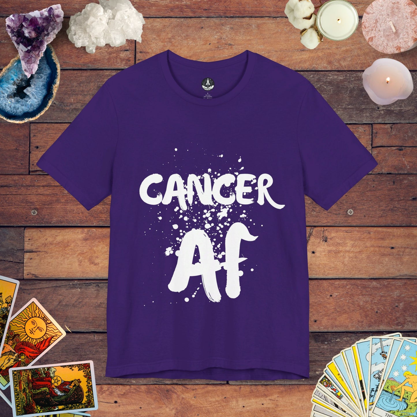 Cancer AF - Zodiac Empowerment T-Shirt