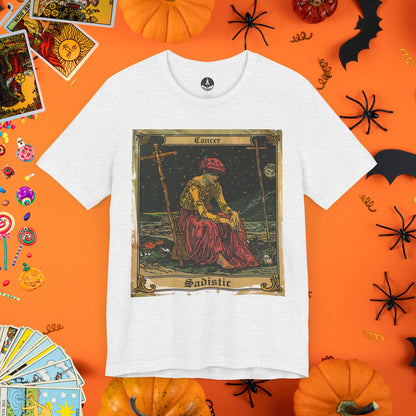 Cancer Sadistic Tarot Card T-Shirt - Halloween Limited Edition