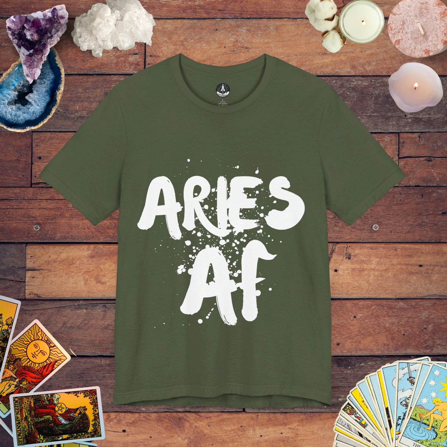 Aries AF - Bold Zodiac Statement T-Shirt