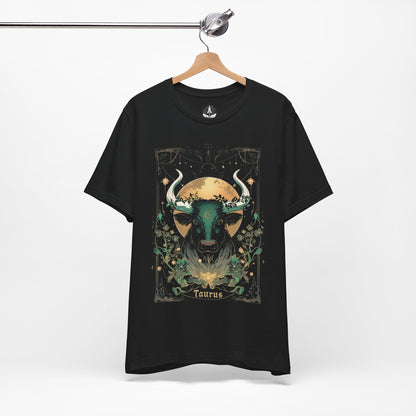 The Stalwart Bull: Taurus Tarot Card T-Shirt