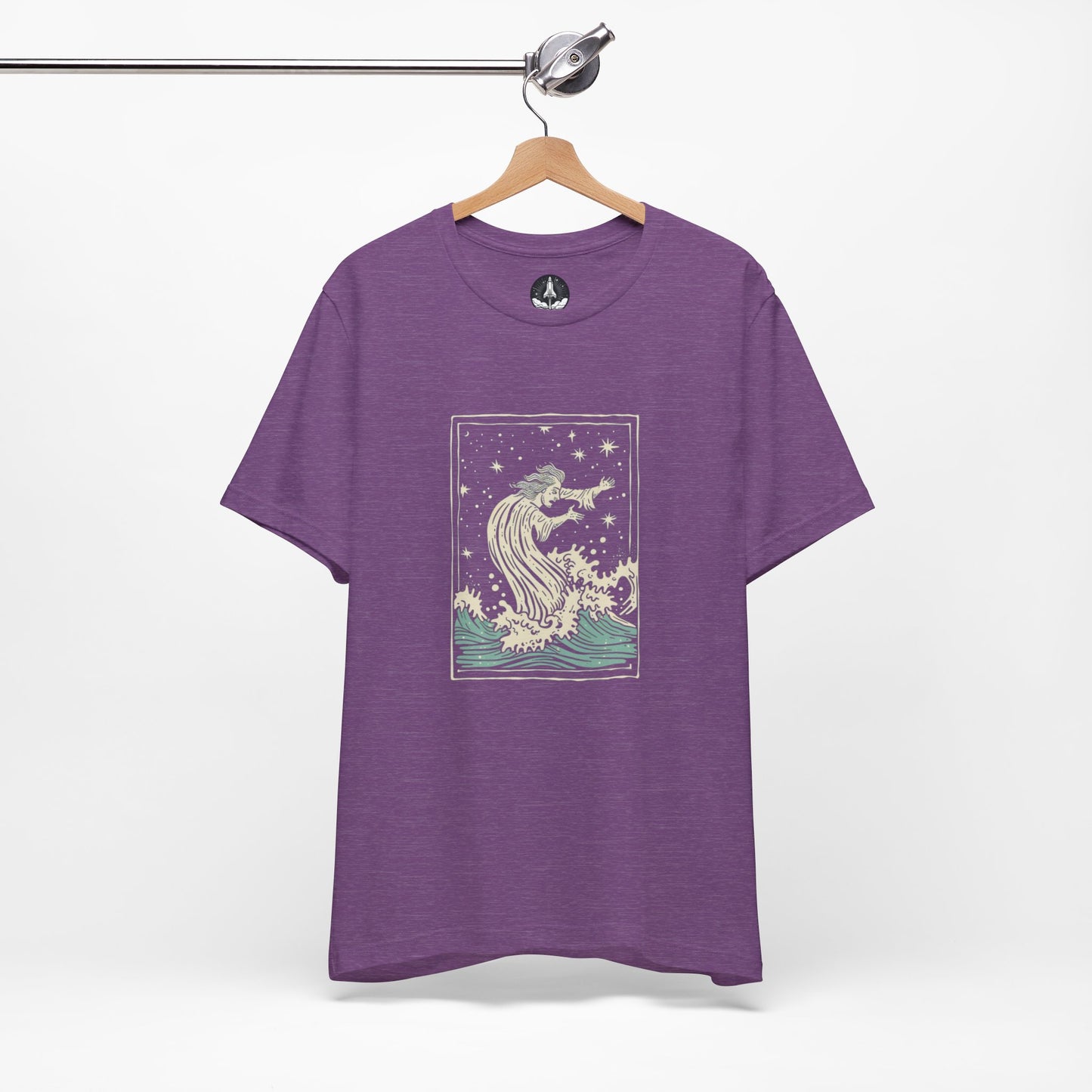 Mystical Innovation for the Visionary: Aquarius Tarot Card T-Shirt