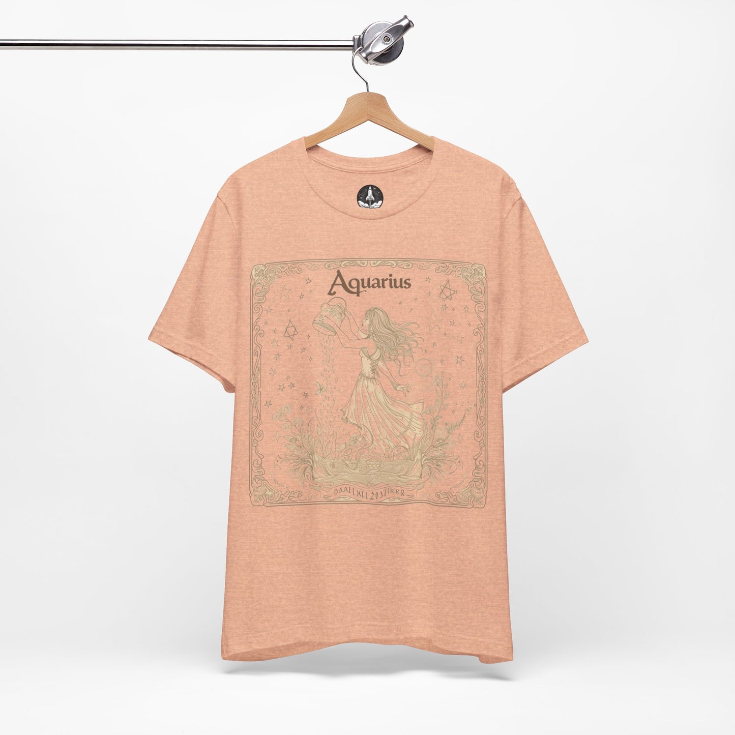 Sepia Dream: Aquarius Tarot Card T-Shirt