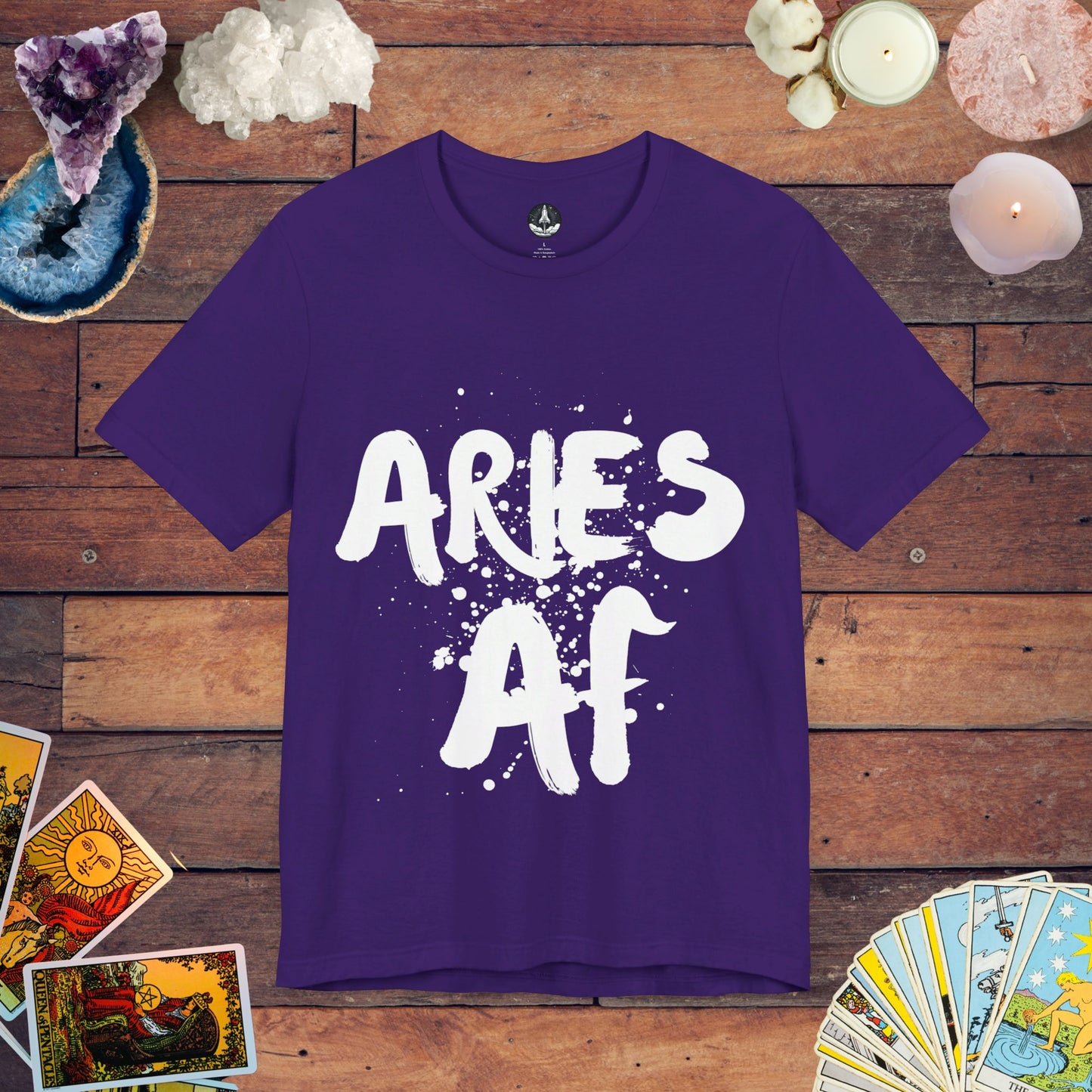 Aries AF - Bold Zodiac Statement T-Shirt