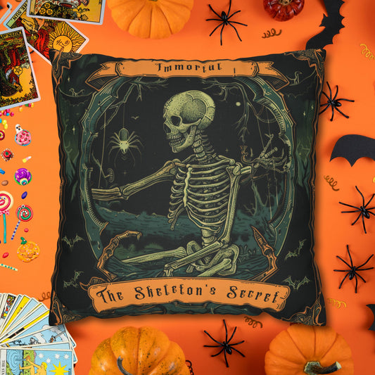 Skeletons Halloween - Vintage Halloween Pillow