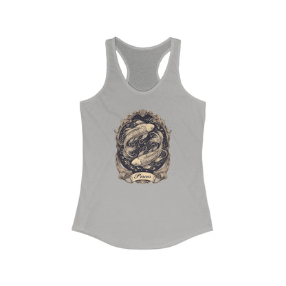 Vintage Pisces Papercraft Racerback Tank – Paper Harmony Design