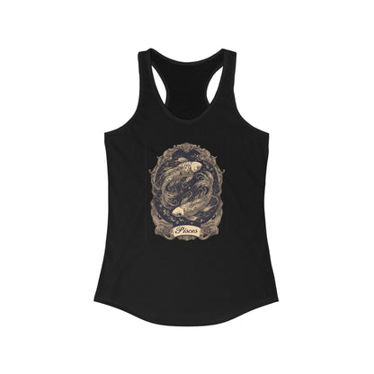 Vintage Pisces Papercraft Racerback Tank – Paper Harmony Design