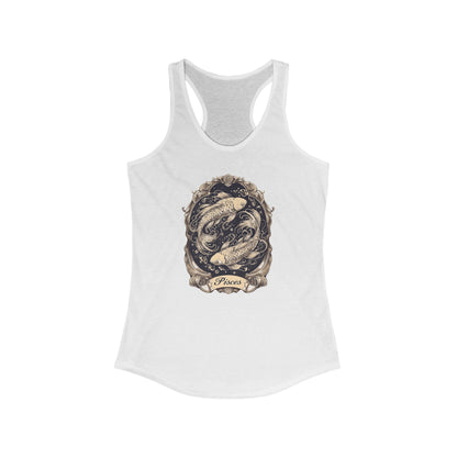 Vintage Pisces Papercraft Racerback Tank – Paper Harmony Design