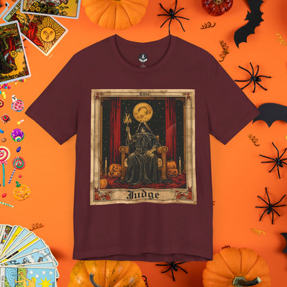 Libra Judge - Halloween Tarot Card T-Shirt - Halloween Limited Edition