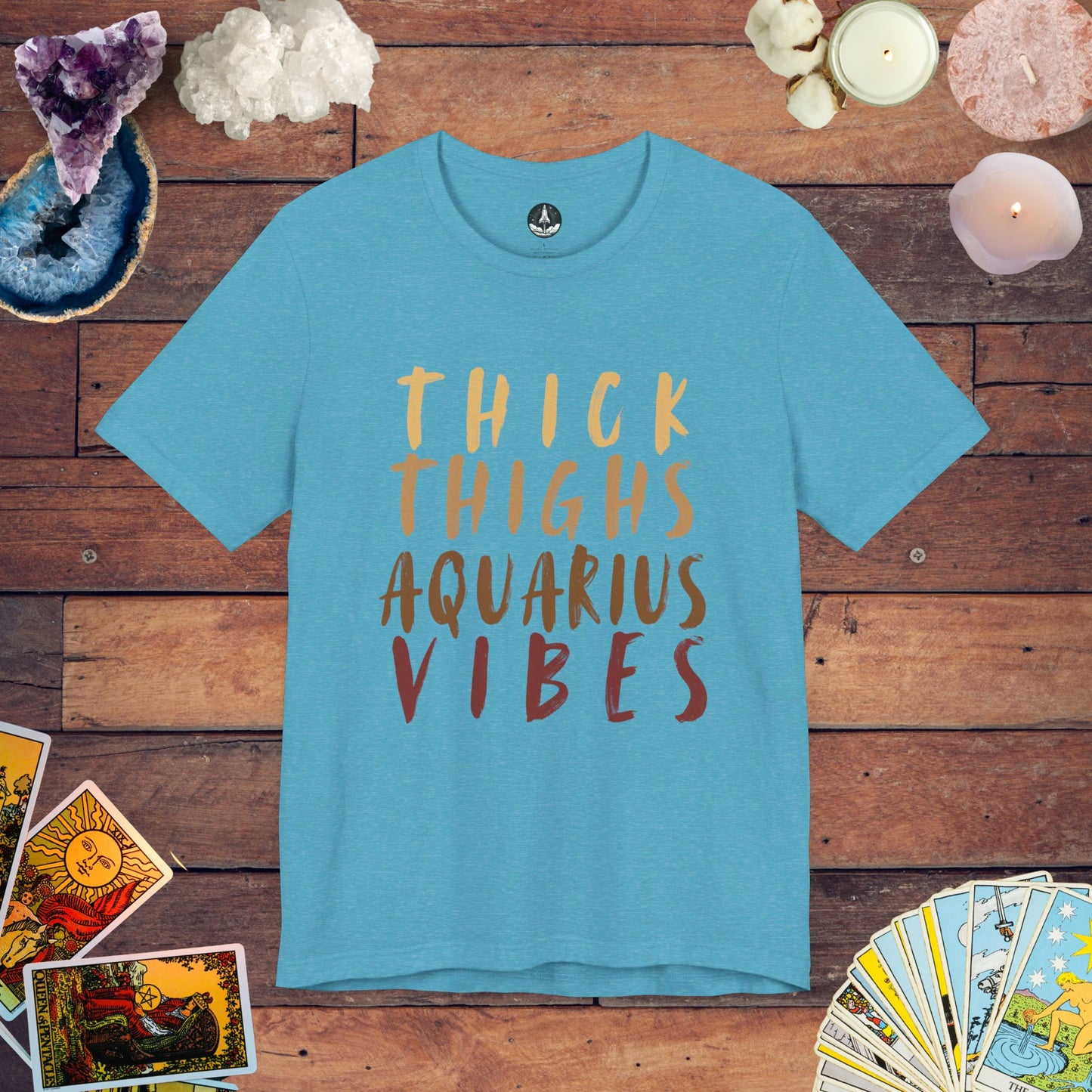 Thick Thighs Aquarius Vibes T-Shirt