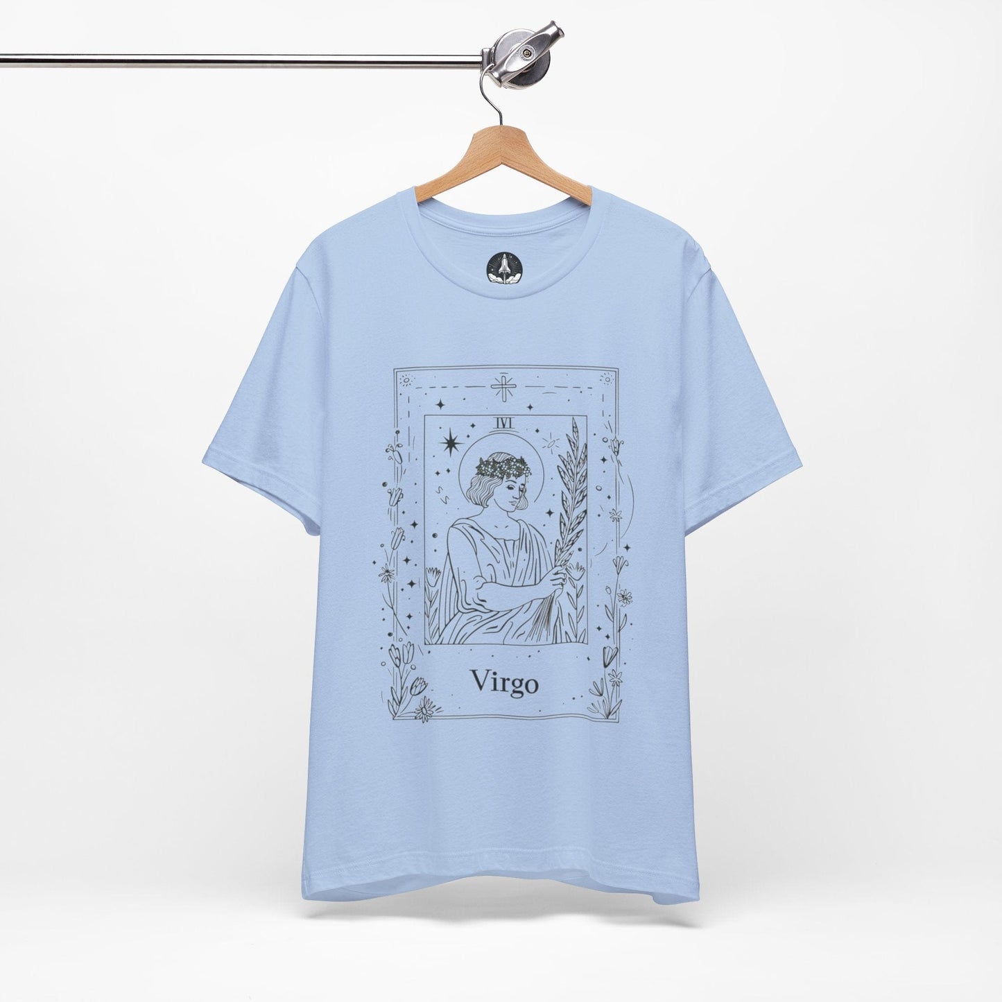 Maiden's Blossom: Virgo Tarot Card T-Shirt