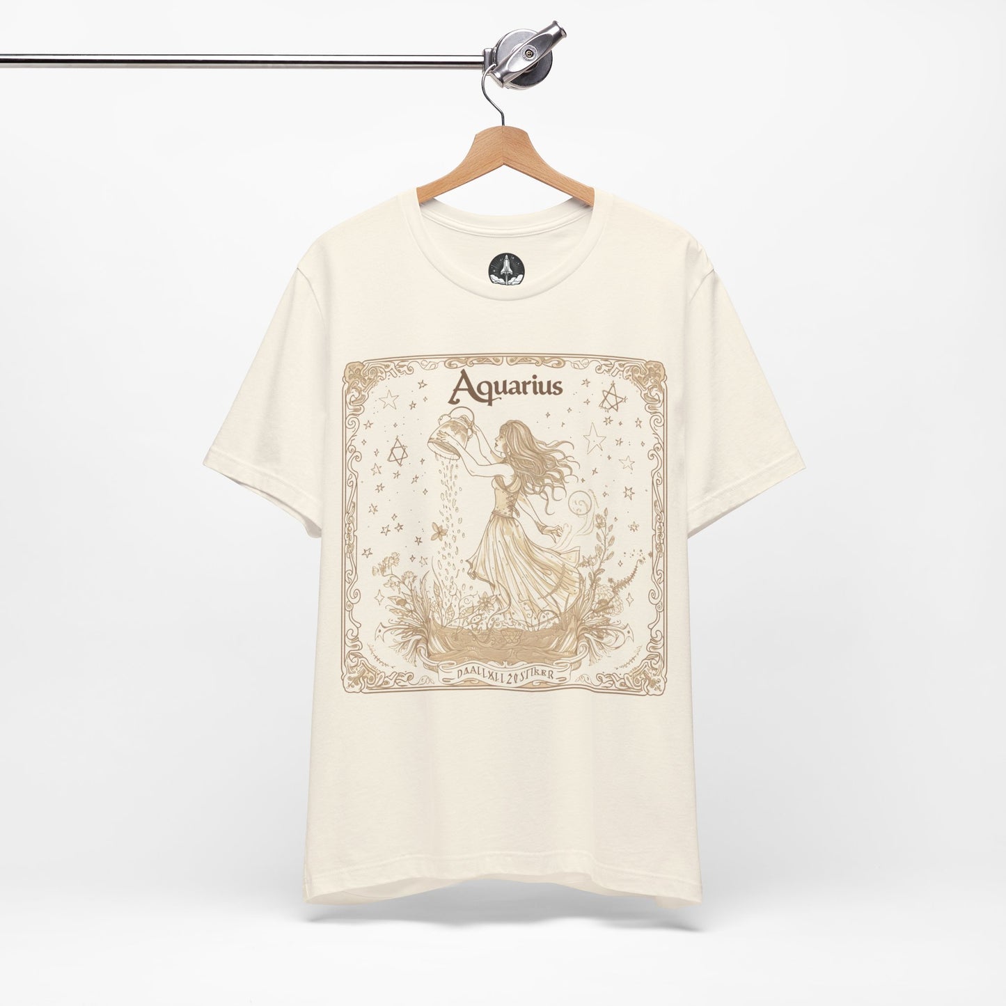 Sepia Dream: Aquarius Tarot Card T-Shirt