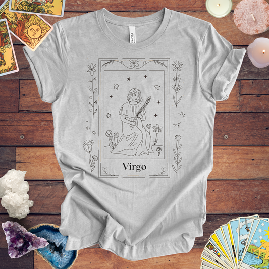 Celestial Maiden: Virgo Tarot Card T-Shirt