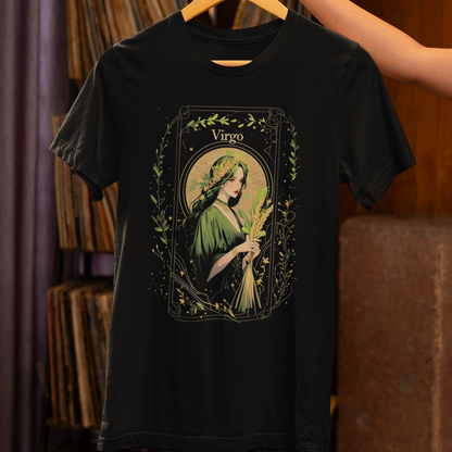 The Maiden: Virgo Tarot Card T-Shirt