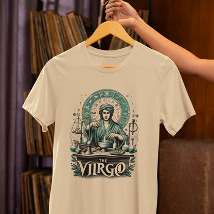 Guidance of the Maiden: Virgo Tarot Card T-Shirt