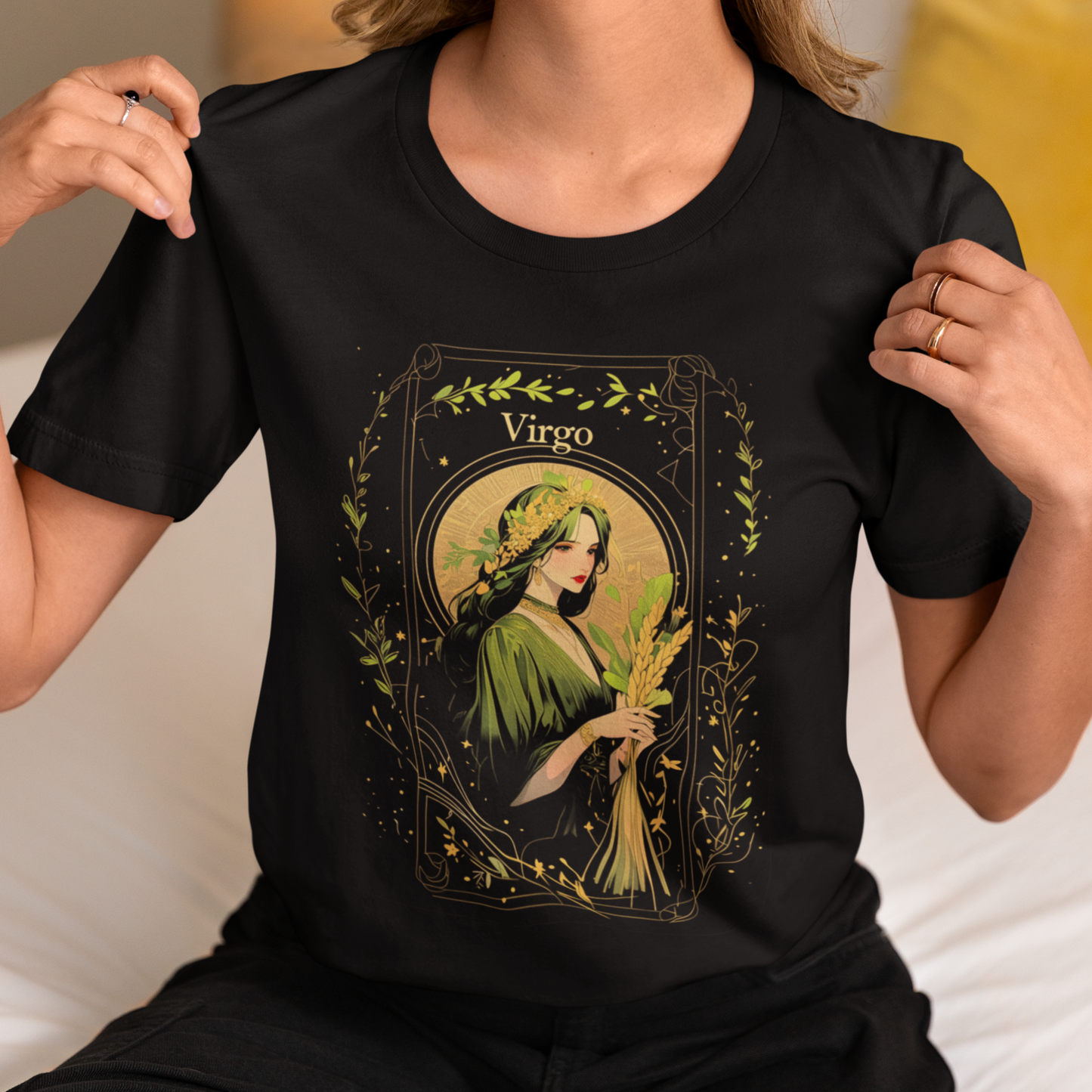 The Maiden: Virgo Tarot Card T-Shirt