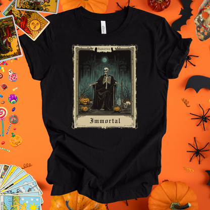 Immortal  - Aquarius Tarot Card T-Shirt - Halloween Limited Edition