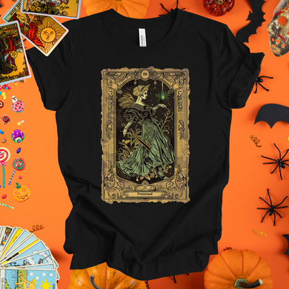 Possessed Maiden Tarot Card T-Shirt - Halloween Limited Edition