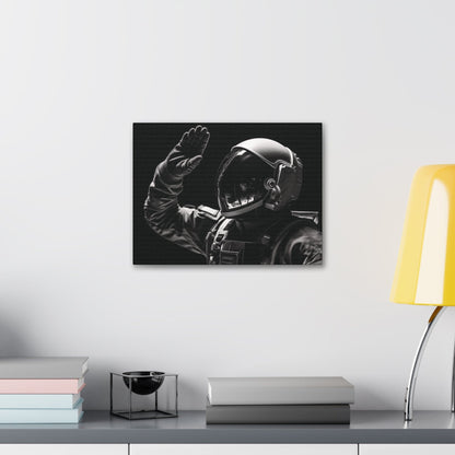 Canvas 16″ x 12″ / 1.25" Astronaut Salute Canvas Print